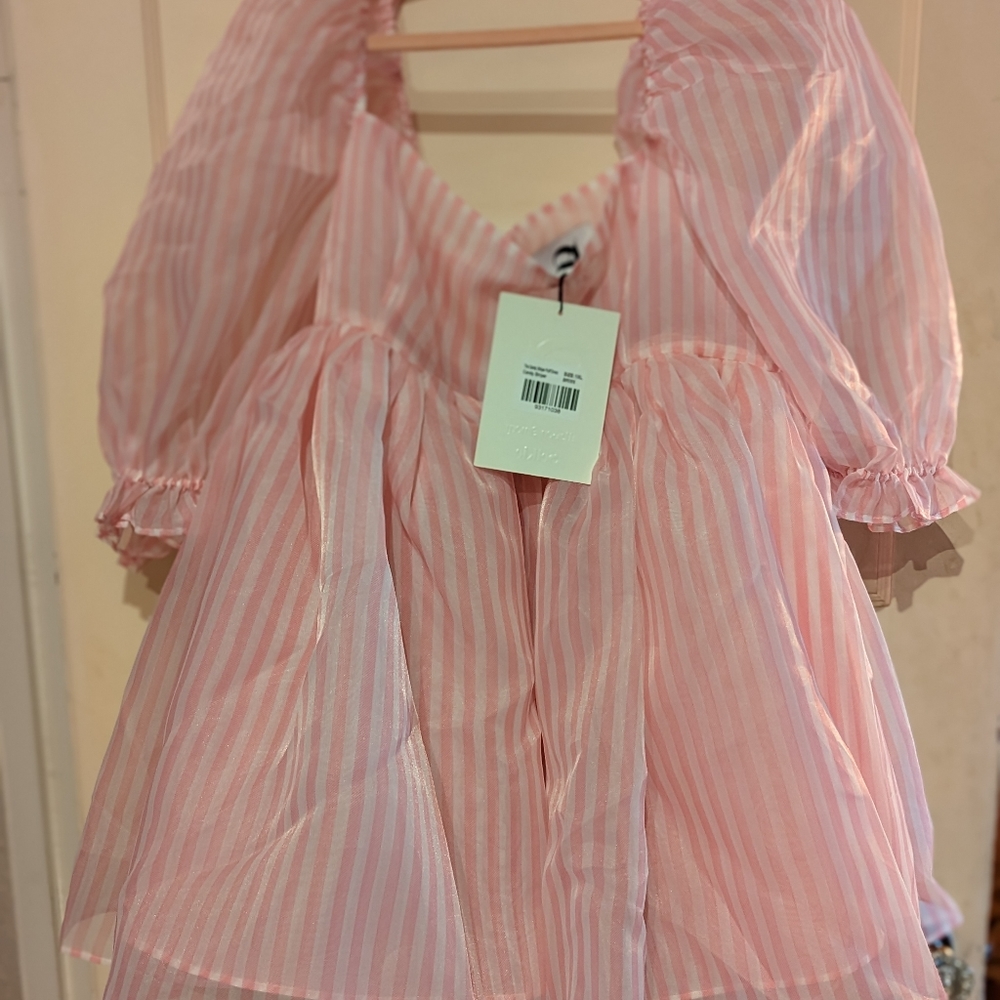 Selkie + Maison Armory Candy Striper 1X Dress